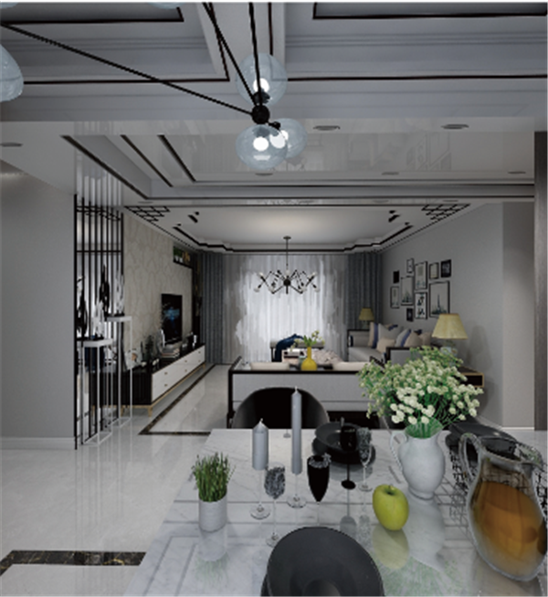 都匀新中式风格装修实景图 都匀新中式风格装修实景图